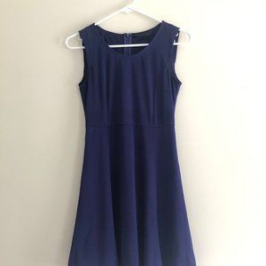 Navy Urban Outfitters Brand Flare Dress